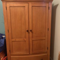 Real Hardwood Twin XL Sleigh Bed and Chest