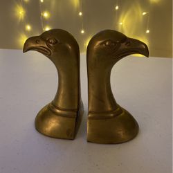 Brass Eagle/Hawk Bookends