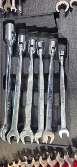 Snap-On FHOM 6 Piece Metric Flex Head Combination Wrench set