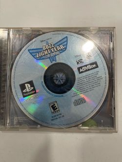 Buzz Lightyear of Star Command PS1 Game Disc