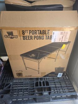 GoPong 8ft Portable Beer Pong Table