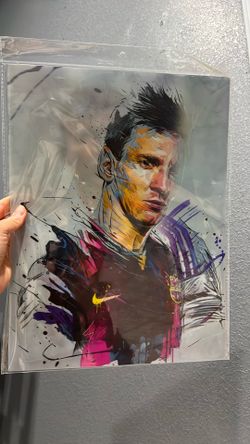 Messi Lenticular 3D Poster