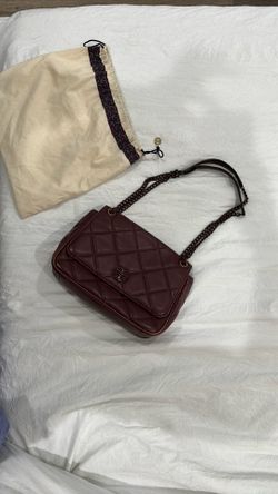 Burgundy Tory Burch Bag
