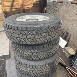 265/70 R17 PTF PATHFINDER Tires, With Rims too