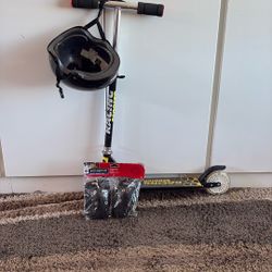 Scooter Helmet And Pads
