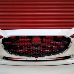 2020 2021 MAZDA 3 FRONT BUMPER COVER + grille