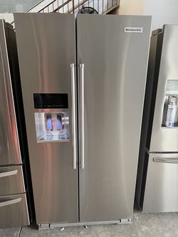 36” KITCHENAID COUNTER DEPTH FRIDGE REFRIGERATOR NEVERA HELADERA FRIO REFRIGERADOR GOOD CONDITION DELIVERY 🚚 FREE WARRANTY 100 DAYS