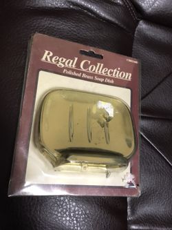 Polished Brass Soap Dish Regal Collection