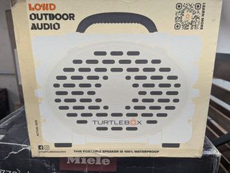 Turtlebox Gen 2 Wireless Bluetooth Waterproof Portable Speaker - White