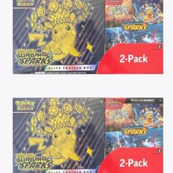 Pokemon Surging Sparks Costco Bundle X2 