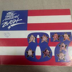 NWA Pro Wrestling Great American Bash 1987 With Match Sheet VINTAGE