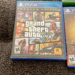 ps4/ xbox 1 games etc 