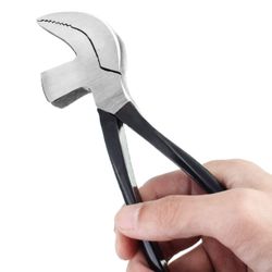 Steel Leathercraft Cobbler Pliers Pincers with Hammer