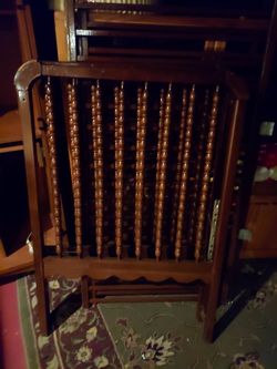 Soild oak baby crib and changing table both for 100 okc area only