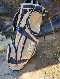 OGIO Ozone Golf Stand Bag with Woode Organizer Top
