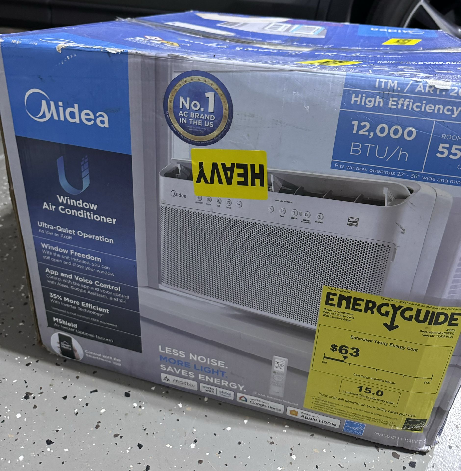 Midea air Conditioner 12000 BTU Brand New