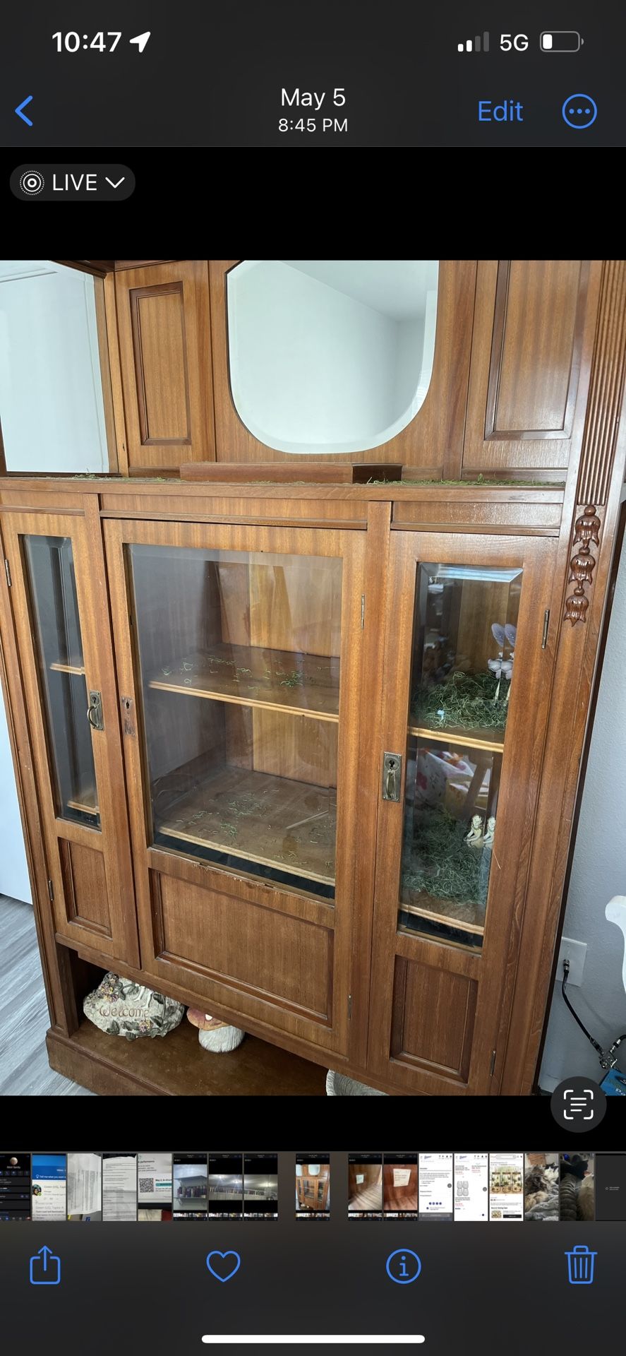 Australian Art Deco Cabinet In Mahogany