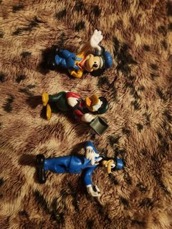 Vintage 90s Disney Mickey Mouse & Friends PVC Figures Set of 3