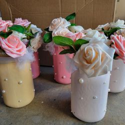 Girl Baby Shower Flowers Decoration 