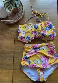 👙❤️☀️Fun Colorful 2 Piece Bathing Suit Small
