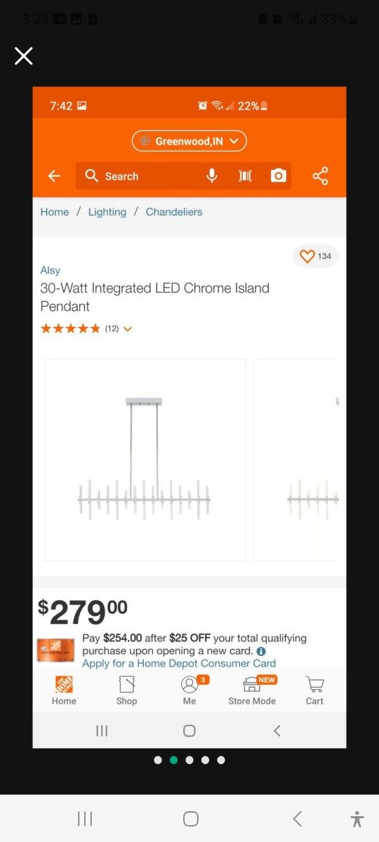 Alsy 30 Watt Integrated LED Pendant Light