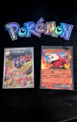 Pokémon TCG Wugtrio & Fuecoco ex Holo Cards