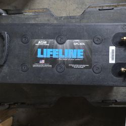 Lifeline 210Ah Deep Cycle 4D AGM Battery(GPL-4DL)