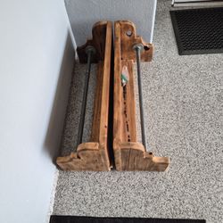 Cabinets Shelf With Metal Pole 