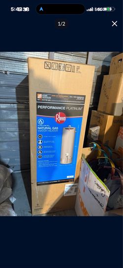 Water Heater brand new never opened. I sell them all the time. My last one left $500 firm they cost about $800. I can drop it off.