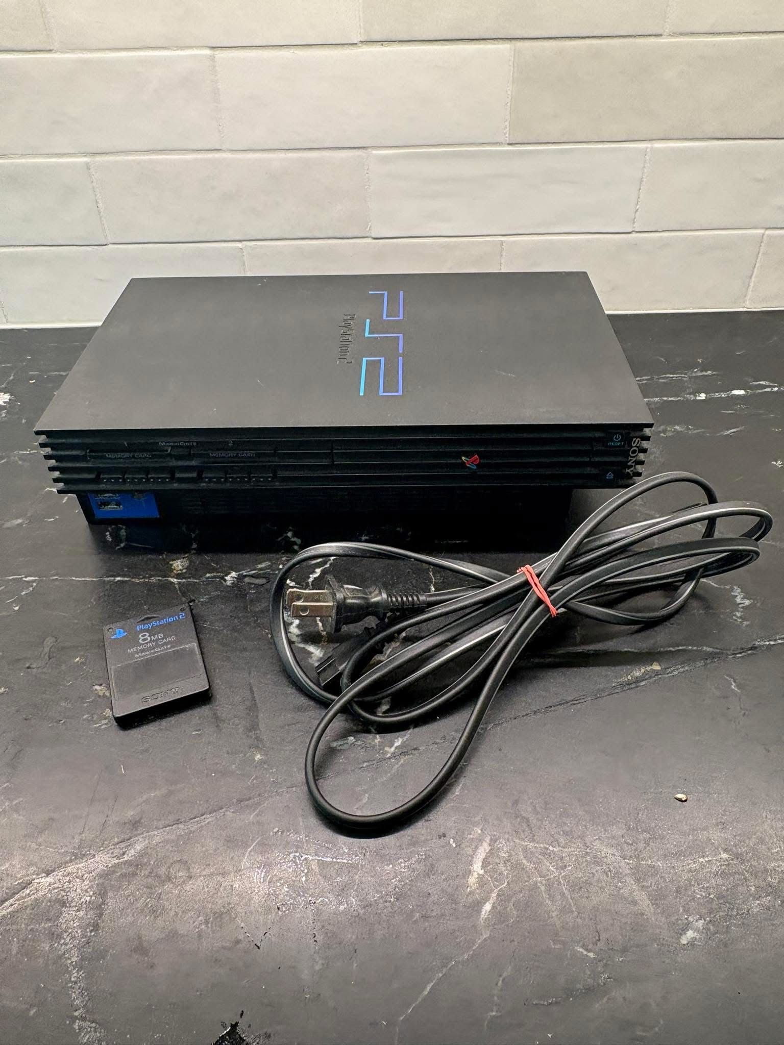 Sony PS2 (Working) With 8 Mb Memory Card & Power cord