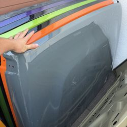 Jeep wrangler gladiator hood tan grey