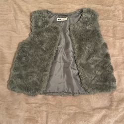Girls H&M Faux Fur Vest