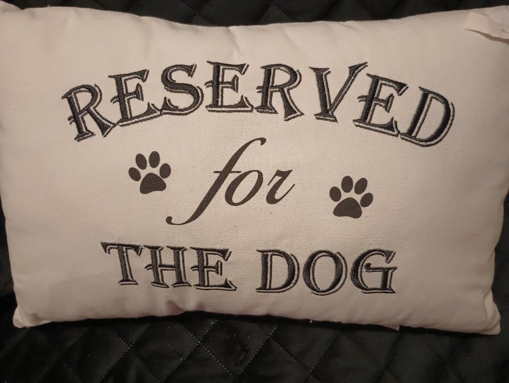 Reserved Dog Pillow