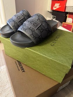 Gucci slides size 10.5 GG monogram