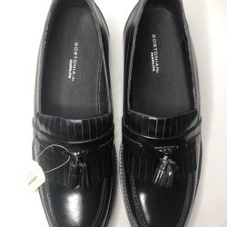 Bostonian Duralite Black Patent Leather Kiltie Tassel Loafer Shoes Men Sz 10M US