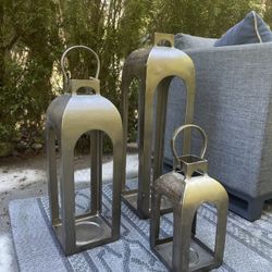 Set Of 3 Lanterns