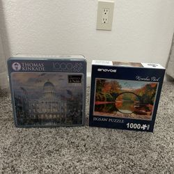 New 1000 Piece Jigsaw Puzzles - All Info In Description $8 Each 