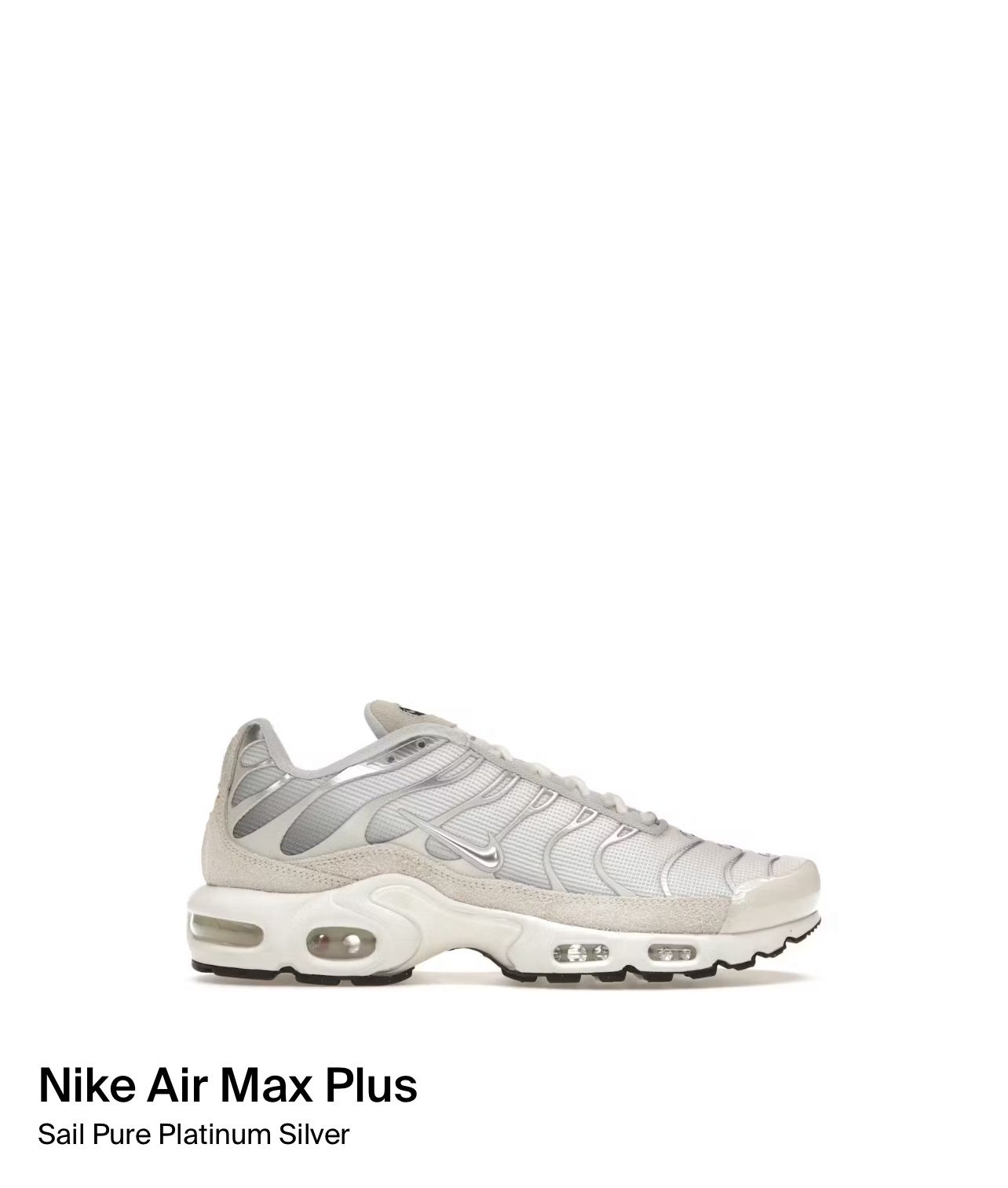 Size 9 - Nike Air Max Plus Pure Platinum FN7813 001