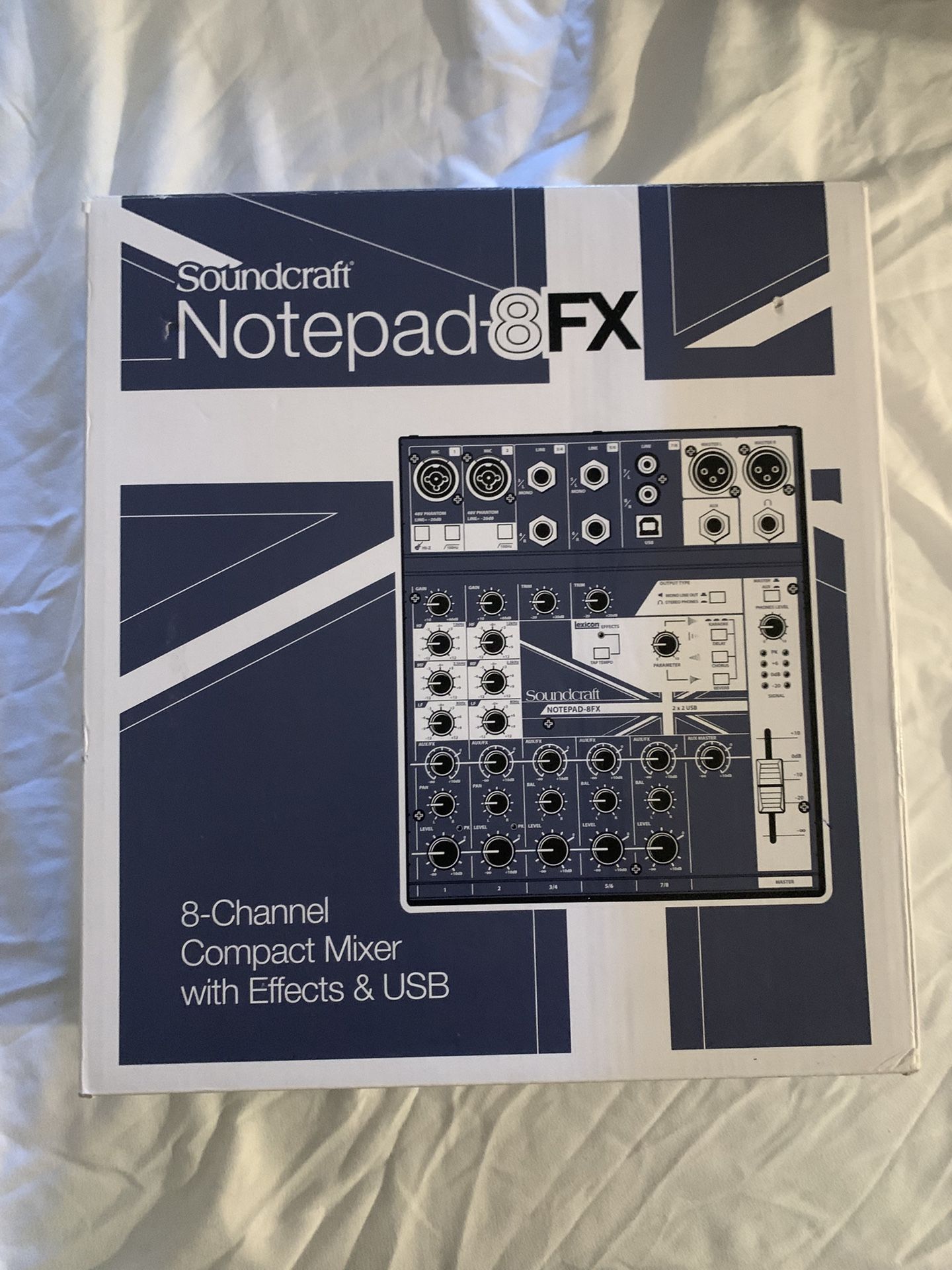 Soundcraft Notepad-8FX Analog Mixer