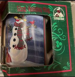 SNOWMAN MUG- BRAND NEW