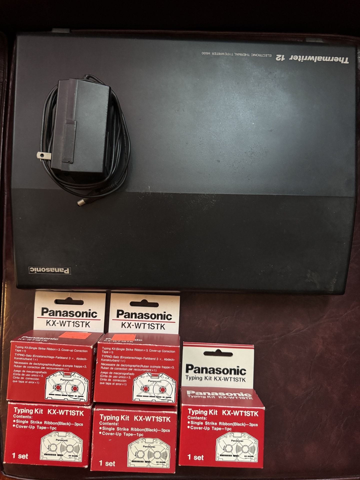 Vintage Panasonic Electric Typewriter With 5 Boxed Ribbons