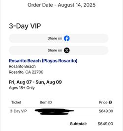 Baja fest Rosarito 2026