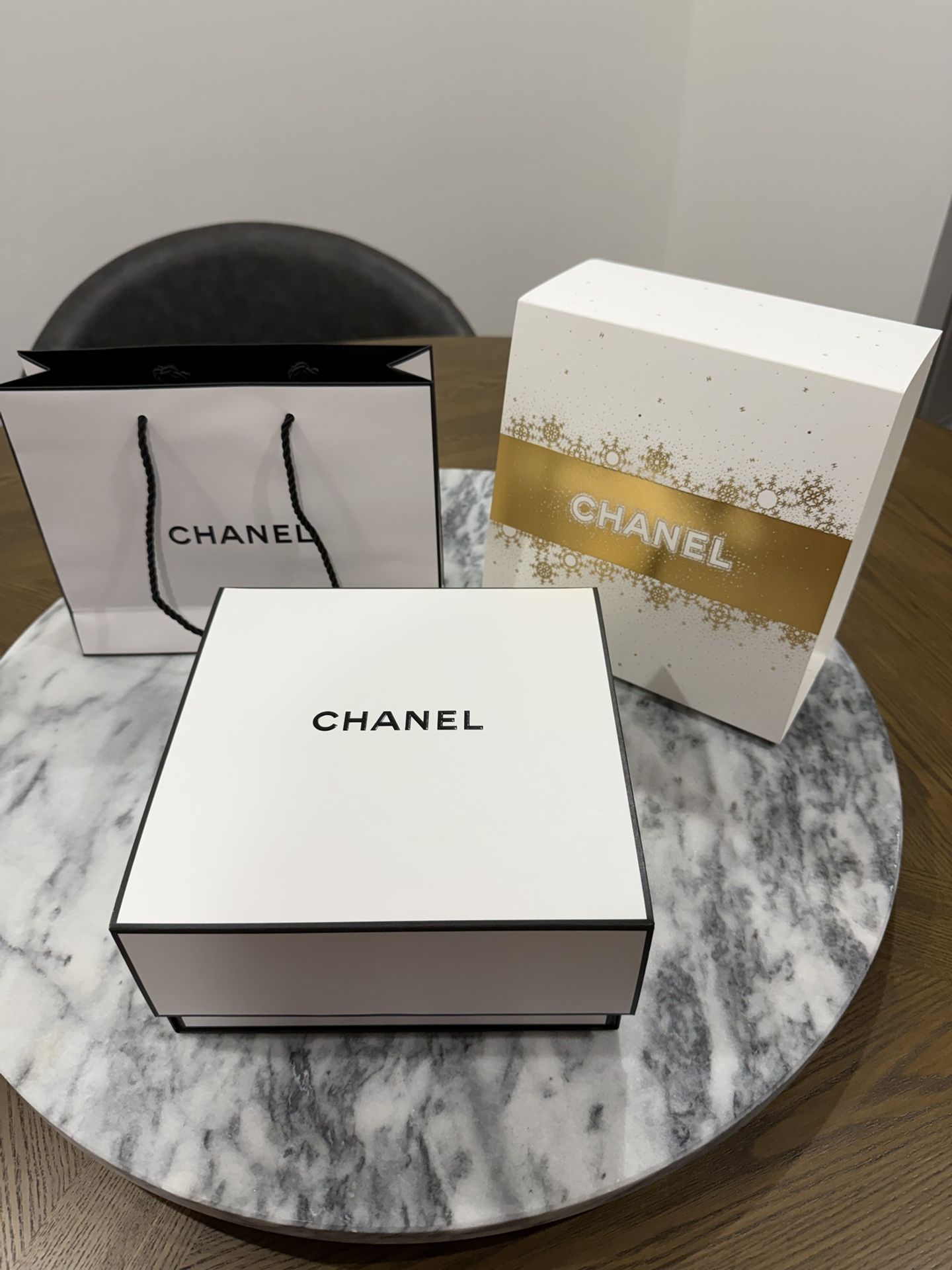 Chanel Gift Box And Bag