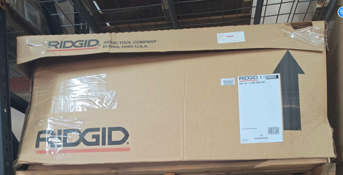 RIDGID 1224 Pipe Threader Kit + 200A Cabinet Stand - BRAND NEW
