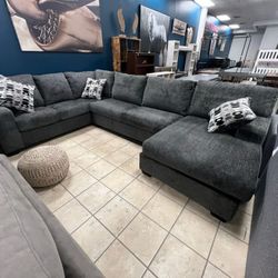 Favorite Color Sectional $10 Down Payment And Financing Available