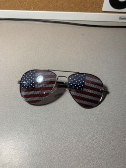 USA flag American sunglasses