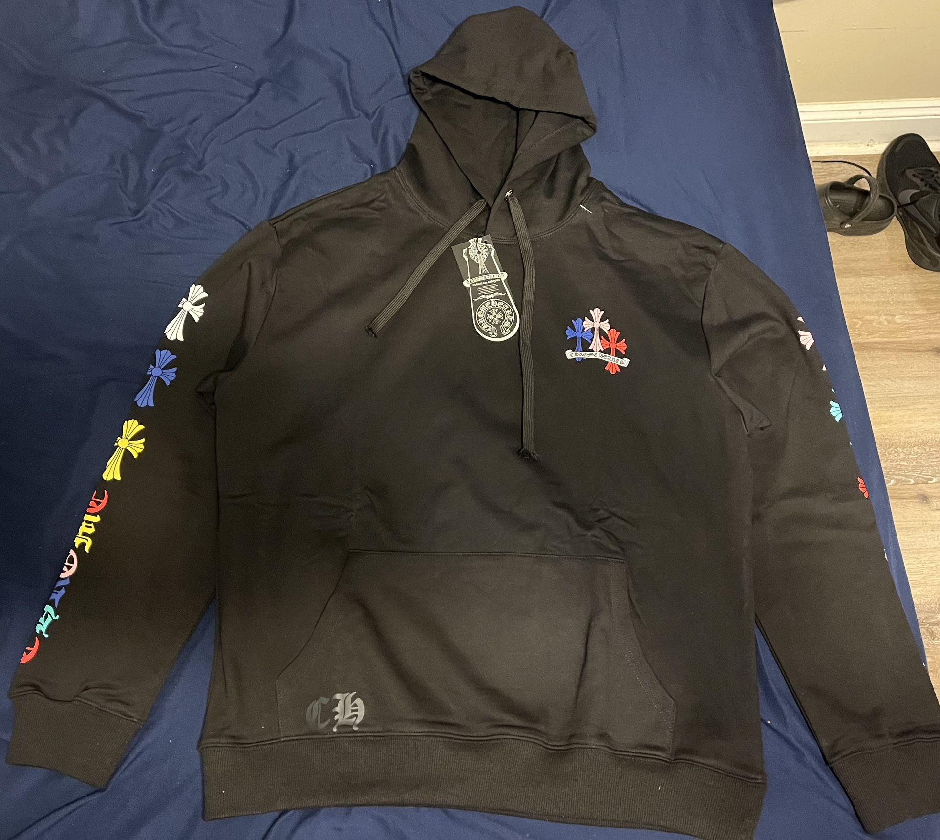 Chrome Hearts Multi Color Cross Hoodie