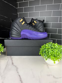 Vnds Jordan 12 field purple size 7Y $150