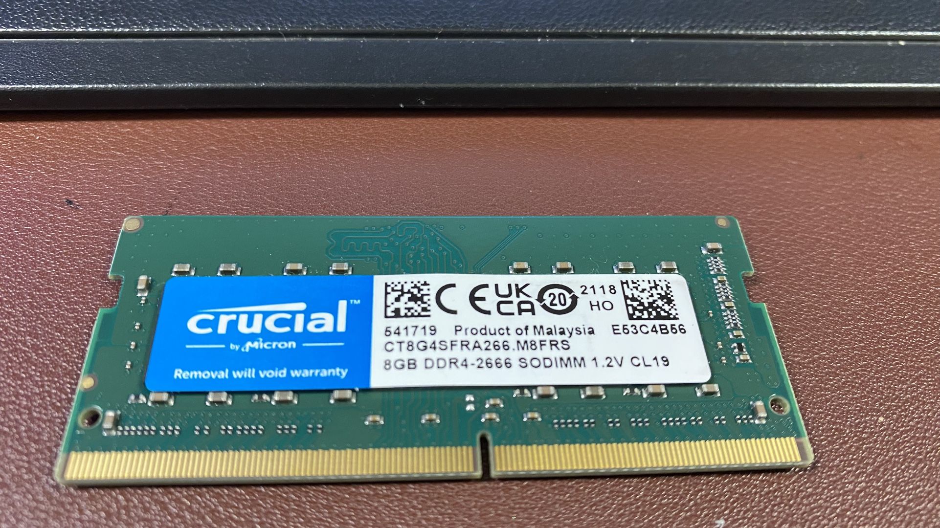 Crucial 8GB DDR4-2666 SODIMM Laptop Memory module 