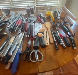 Commercial Kitchen Utensil & Grill Tool Lot – Restaurant/Food Truck